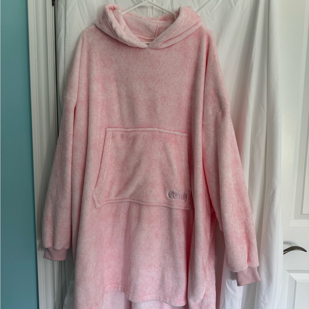 Pink Oversized Women's Sweater